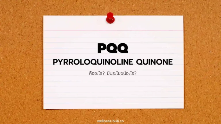 PQQ – Pyrroloquinoline Quinone | คือ? ประโยชน์?